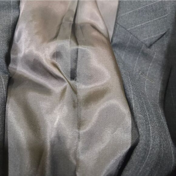 Brooks brothers 346 stretch wool pinstripe blazer size 44L - Picture 7 of 14
